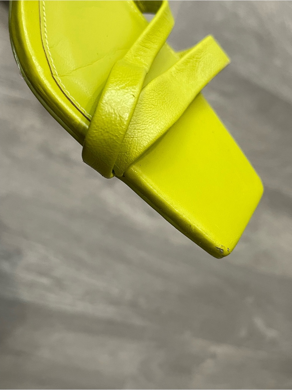 Arezzo Bright Green Strappy Heel Sandals Fairy Festival Vacation Casual Party - Picture 8 of 16